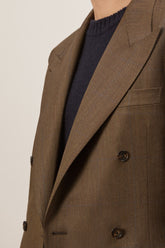 Luisa Blazer in Wool - HB Green | Umit Benan