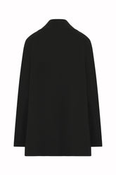 Kimono Giorgia in Seta e Lana - Nero | Umit Benan