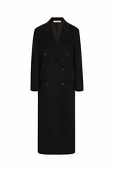 Luisa Coat in Cashmere - Black | Umit Benan