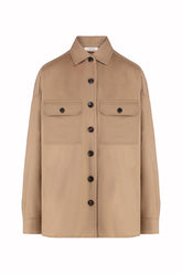 Roberta Overshirt in Baby Camel - Camel | Umit Benan