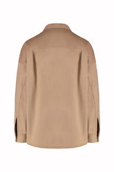 Roberta Overshirt in Baby Camel - Camel | Umit Benan