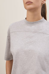 T-shirt Vitto in Cotone - Grigio Chiaro | Umit Benan