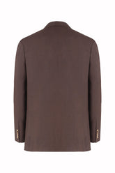 Blazer Doppiopetto Richard in Lino e Lana - Marrone | Umit Benan