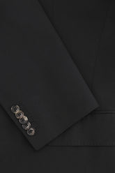 Blazer Doppiopetto Richard in Lana Pregiata - Nero | Umit Benan