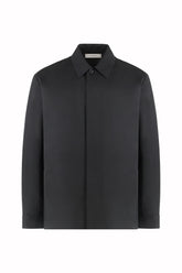 Romeo Jacket in Cashmere and Cotton - Black | Umit Benan