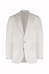 Blazer Bernard in Cashmere e Cotone - Crema Chiaro | Umit Benan