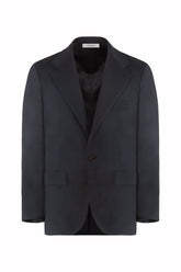 Bernard Blazer in Cashmere and Cotton - Dark Navy | Umit Benan