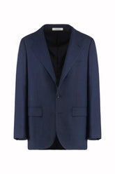 Bernard Blazer in Linen and Wool - Navy | Umit Benan
