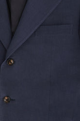 Bernard Blazer in Linen and Silk - Navy | Umit Benan