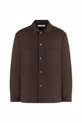 Jerome Shirt in Linen and Wool - Brown | Umit Benan