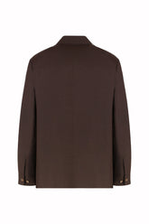 Jerome Shirt in Linen and Wool - Brown | Umit Benan