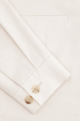 Camicia Jerome in Cashmere e Cotone - Crema Chiaro | Umit Benan