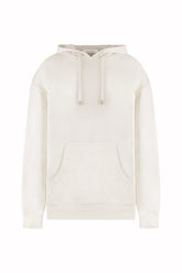 Victory Hoodie in Cotton and Silk - Milk | Umit Benan