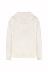 Victory Hoodie in Cotton and Silk - Milk | Umit Benan
