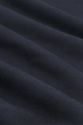 Victory Hoodie in Cotton and Silk - Dark Navy | Umit Benan