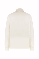 Rugby Polo in Cotton and Silk - Milk | Umit Benan