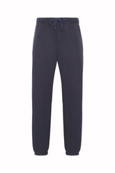Sly Joggings in Cotton and Silk - Dark Navy | Umit Benan