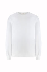 James Long Sleeve in Cotton - White | Umit Benan