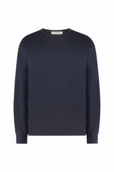 James Long Sleeve in Cotton - Dark Navy | Umit Benan
