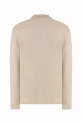 Sunset Shirt in Cashmere and Silk - Light Beige | Umit Benan