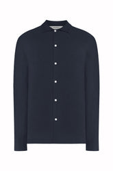 Camicia Sunset in Cashmere e Seta - Blu Scuro | Umit Benan