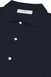 Camicia Sunset in Cashmere e Seta - Blu Scuro | Umit Benan