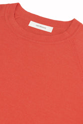 Sunset Crew Neck in Cashmere and Silk - Tomato | Umit Benan