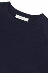 Sunset Crew Neck in Cashmere and Silk - Dark Navy | Umit Benan