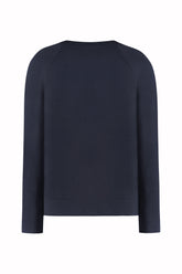 Sunset Crew Neck in Cashmere and Silk - Dark Navy | Umit Benan