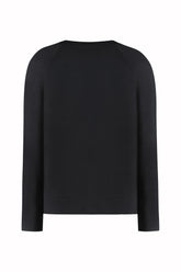 Sunset Crew Neck in Cashmere and Silk - Black | Umit Benan