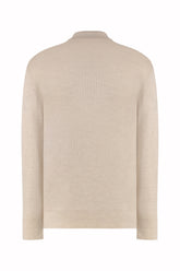 Sunset Polo in Cashmere and Silk - Light Beige | Umit Benan