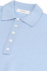 Sunset Polo in Cashmere and Silk - Sugar Paper | Umit Benan