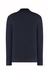 Sunset Polo in Cashmere and Silk - Dark Navy | Umit Benan