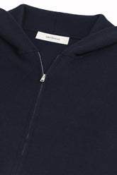 Sunset Hoodie in Cashmere and Silk - Black | Umit Benan