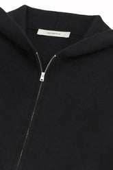 Sunset Hoodie in Cashmere and Silk - Black | Umit Benan