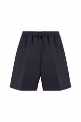 Julian Shorts in Linen and Silk - Dark Navy | Umit Benan
