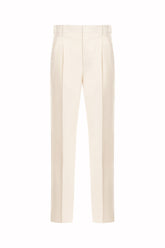 Bernard Trousers in Cotton - Cream | Umit Benan
