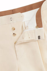 Bernard Trousers in Cotton - Cream | Umit Benan