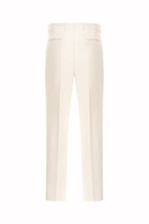 Bernard Trousers in Cotton - Cream | Umit Benan
