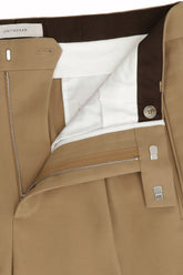 Pantaloni Bernard in Cotone - Tabacco | Umit Benan