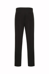 Richard Trousers in Cashmere and Cotton - Black | Umit Benan