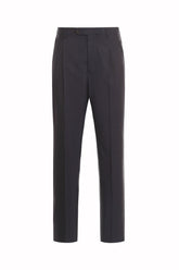 Richard Trousers in Silk - Dark Navy | Umit Benan
