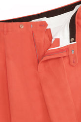 Pantaloni Richard in Lino e Seta - Pomodoro | Umit Benan