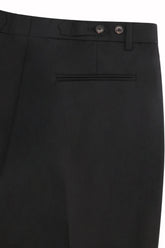 Pantaloni Richard in Lana Pregiata - Nero | Umit Benan