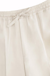 Pantaloni Selly in Seta - Crema Chiaro | Umit Benan
