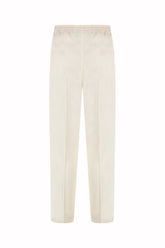 Pantaloni Selly in Seta - Crema Chiaro | Umit Benan