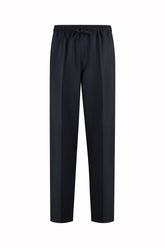 Selly Pants in Silk - Dark Navy | Umit Benan