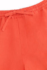 Selly Pants in Linen and Silk - Tomato | Umit Benan
