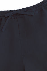 Pantaloni Selly in Seta - Blu Scuro | Umit Benan