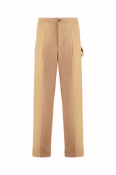 Carpenter Trousers in Cotton - Tobacco | Umit Benan
